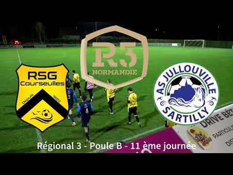 11ème Journée de Régional 3 :  RSGC - AS Jullouville - Ligue de Normandie.#football #resume #rsgc