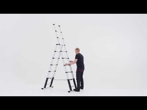 Echelle téléscopique Combi Line 3 - Hauteur de travail 3,80m TÉLESTEPS