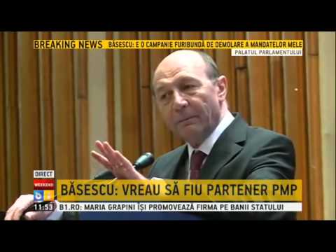 Traian Basescu, discurs la Congresul PMP