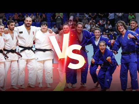 🔴Georgia vs Italy | Final👑🏆 | European Judo Championships Mixed Teams 2025