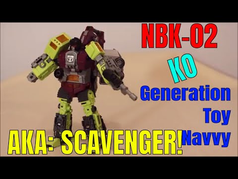 NBK-02 KO Generation Toy NAVVY (3p Constructicon Scavenger) - GotBot True Review NUMBER 425