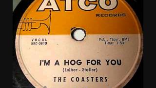 COASTERS  I'm A Hog For You Baby   1959   LYRICS