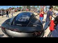 MIAMI VLOG FERRARI MIAMI CAR SHOW EXOTICS AT DANIA POINTE DANIA BEACH MIAMI FLORIDA USA