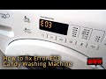 How to Repair Error E03 Candy/Hoover washing machine