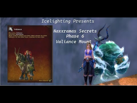 Naxxramas Secrets - Phase 6 - Valiance Mount - Zackett Skullsmash - Inconvenience Fee - Holy Water