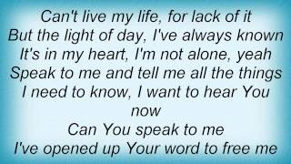 Audio Adrenaline - Speak To Me Lyrics_1