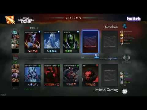 Newbee vs iG Game 1 - Dota 2 Champions League Groupstage - @DurkaDota @Scantzor