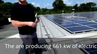 preview picture of video 'Factory running on Solar 661 Kw from the Sun'