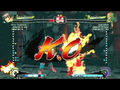 SSF4 AE: Kiryu Tsukimiya(Guy) vs xemu0829(Dhalsim) - HD 720p