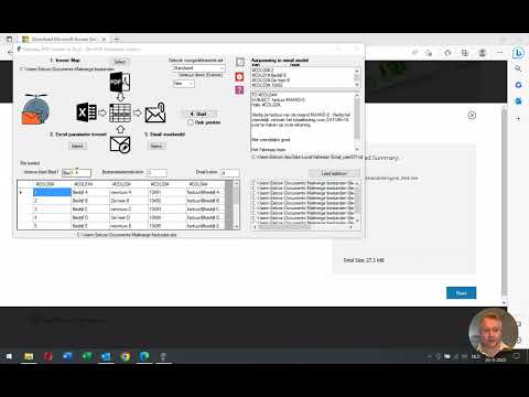 Fabreasy demo - Slim PDF bestanden mailen | Mail Merger