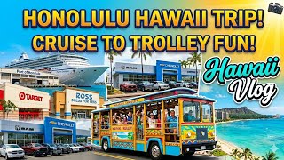 Exploring Honolulu on a Cruise!  #vlog #travelvlog #travel #hawaii 
