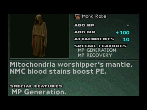 Parasite Eve 2 - How to get Monk Robe
