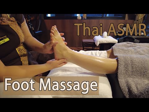 A melhor massagem tailandesa nos pés do mundo - ASMR