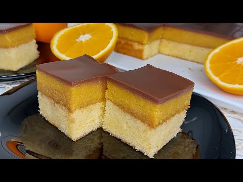 ČUDO OD DVIJE NARANDžE💥Sve od jednog biskvita❗️Mjera na kašike-Orange cake
