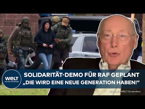 DEUTSCHLAND: Fahndung nach RAF-Terroristen - Demos der Solidarität für Garweg, Staub und Klette
