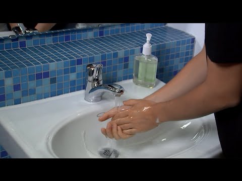 Acabe con los microbios. ¡Lávese las manos!