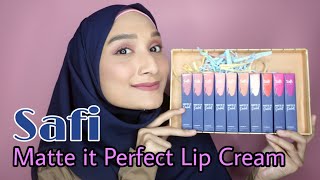 SAFI MATTE IT PERFECT LIP CREAM | Safi Beauty Perfect