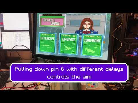 Initial Super Scope receiver test for my light gun project