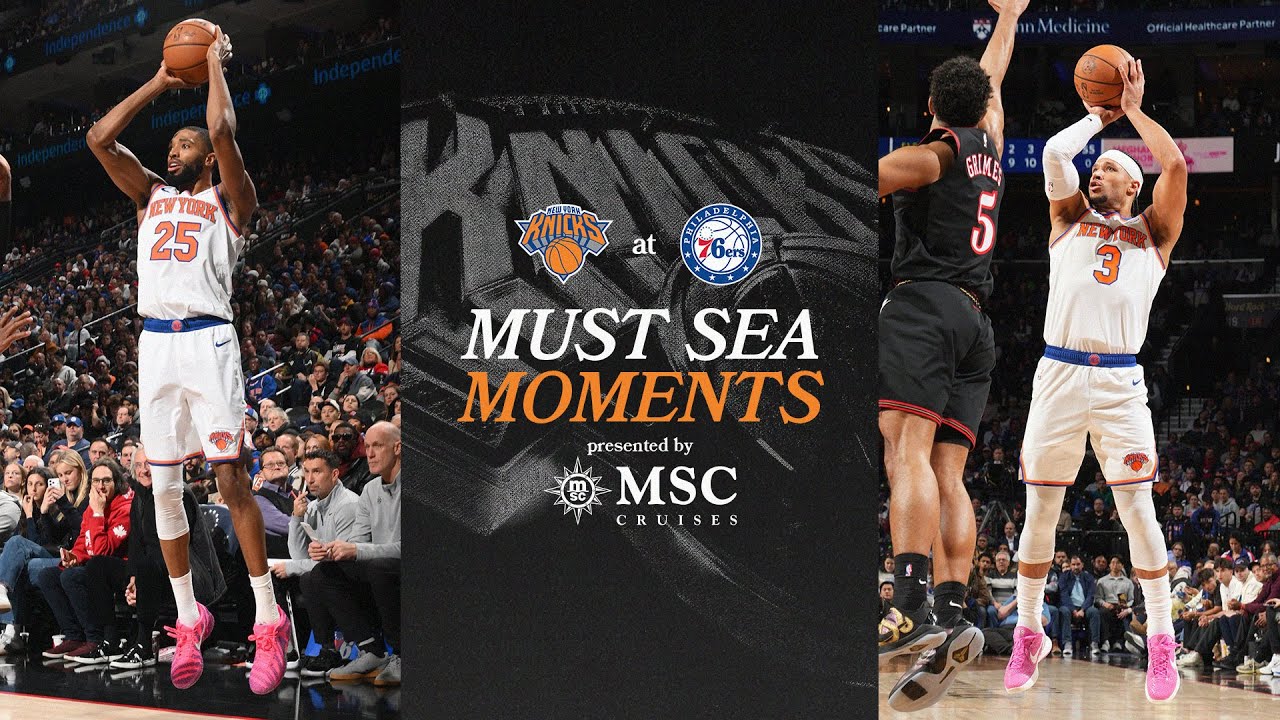 Knicks Defeat Philadelphia 76ers on the road | January 24th, 2026