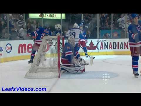 NYR 2 @ TOR 2 - Tomas Kaberle Scores - 100327