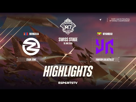 Team Zone vs Yangon Galacticos HIGHLIGHTS M7 World Championship | YG VS Z1 ESPORTSTV
