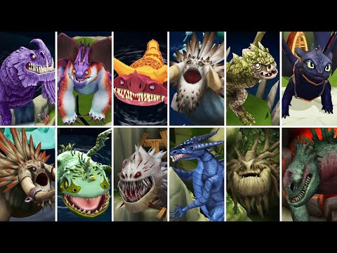 ALL ALPHA DRAGONS - Dragons: Rise of Berk