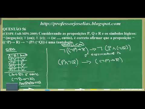 120 QUESTÕES   R L    CESPE   QUESTÃO 56