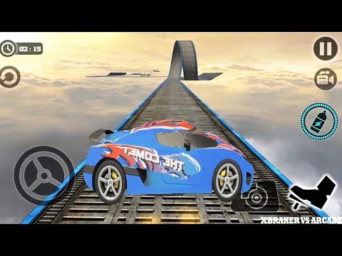 Impossible Car Tracks 3D: Blue Car Driving Simulator Stage 1 to 9 Completed -Android GamePlay