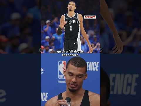 ​➡️​ Wemby sur le travail physique et mental réalisé depuis plusieurs années #basketball #nba