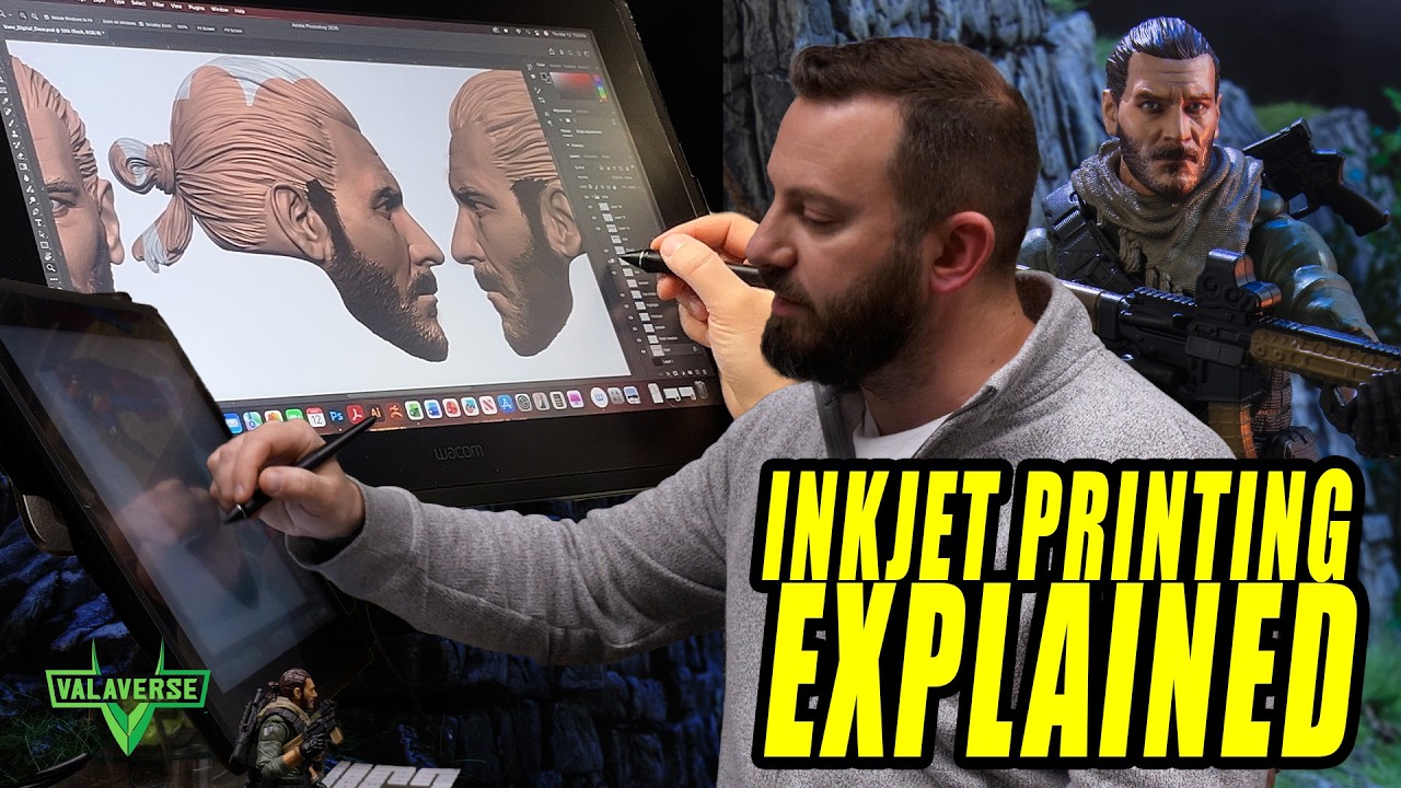 How To Make Action Figures: Inkjet Printing