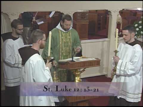 Homilía 08-01-2010 - El P. Mark Mary - 18 Domingo del tiempo ordinario