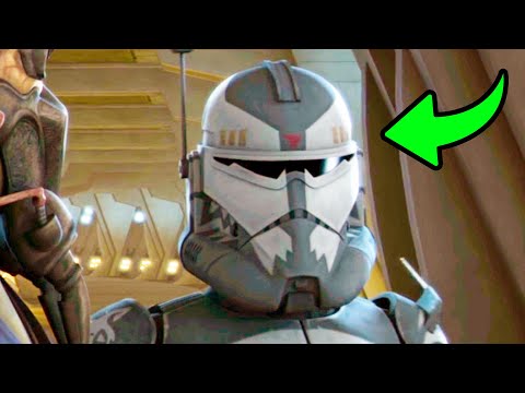 WHAT is Wolffe DOING?