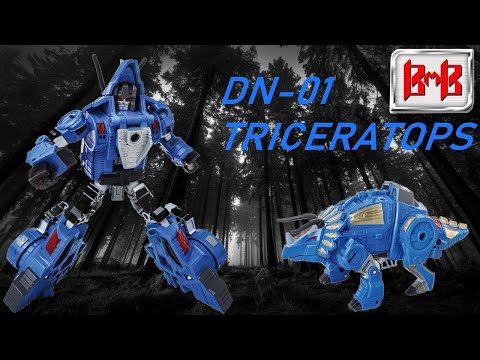 Black MamBa Deformation Dino Force DN-01 TRICERATOPS Metal Ver.