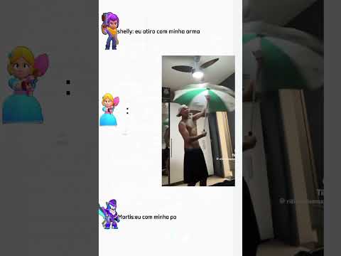 Balança o guarda chuva ☂️☂️🌂🌂 #brawlstars #piper #shelly #mortis