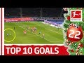 Schweinsteiger, Götze & Co. - Top 10 Christmas Goals - Bundesliga 2019 Advent Calendar 22