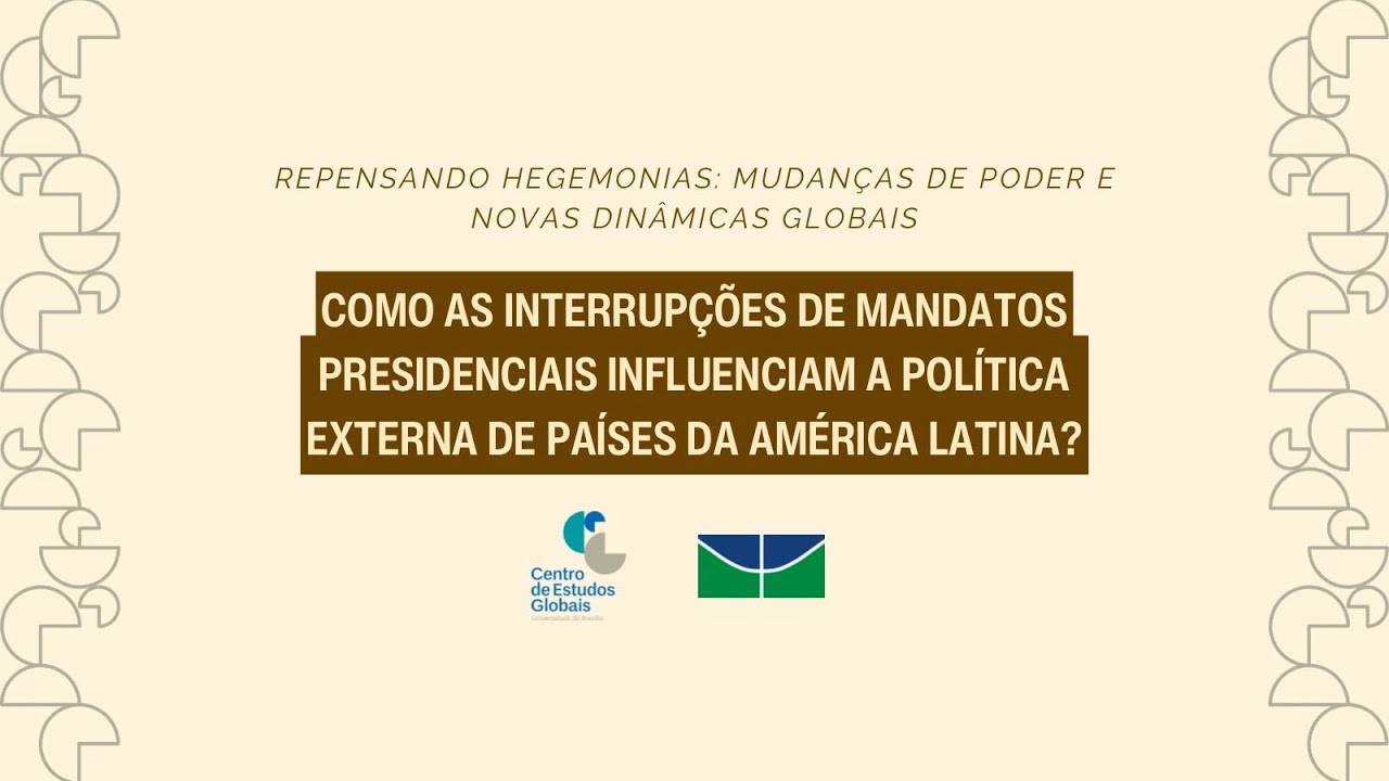 Palestra - "Como impeachments influenciam as políticas externas na América Latina?" - ítalo Sposito