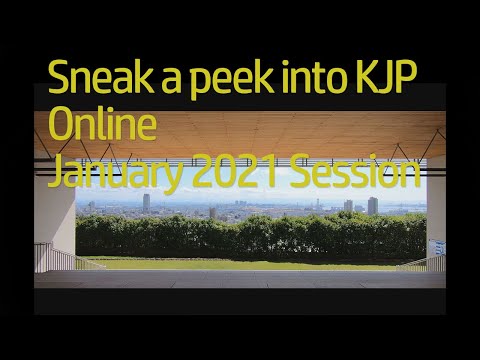 Sneak a peek into KJP Online January 2021 Session