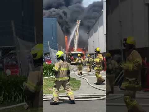 Firefighters Nearly Engulfed By Fireball As Melbourne Factory Explodes | 10 News First