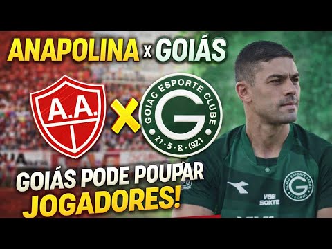 Goias pode poupar jogador, Jogo difícil, Anapolina x Goiás!