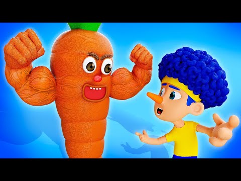 Healthy Carrot, Cha-Cha, Chicky & Boom-Boom with new DB Heroes | D Billions Kids Songs