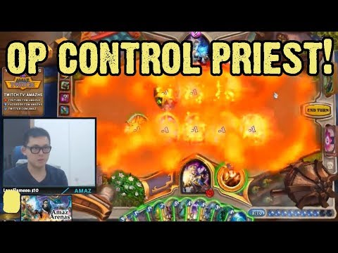 Amaz 12 wins Arena with Priest - OP Control Priest!