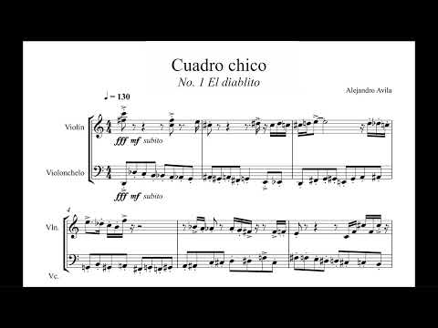 El Diablito - Para violin y chelo