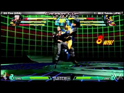 Canada Cup Gaming 2011 MVC3 EG Floe USA vs MCZ Tokido JPN
