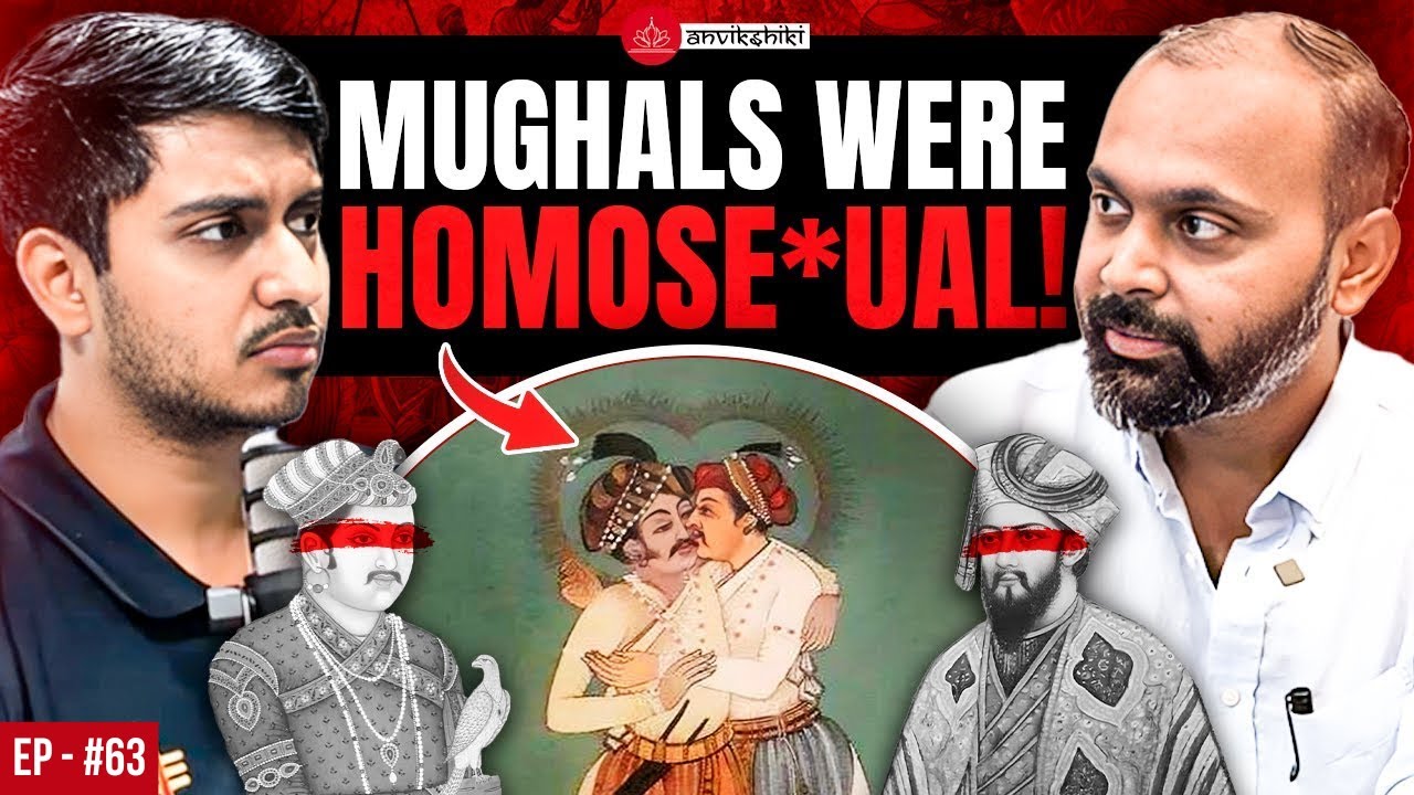 SHOCKING! "Great" Akbar, Aurangzeb & Brutal Mughals Exposed By Aabhas Maldahiyar | Anvikshiki 63