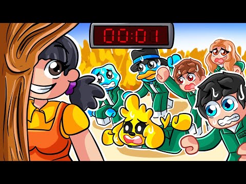 Hice SQUID GAME con YouTubers en Roblox...