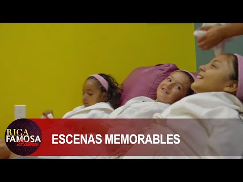ROSIE Y ELISA SE LLEVAN A SUS HIJAS AL SPA | Rica Famosa Latina | Escenas Memorables