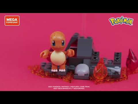 Mattel „Mega Construx Pokemon“ rinkinys „Charmander evoliucija“