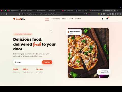 Task Demo - DAS004435 - FreshBite - Online Food Ordering