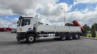 Бортовой грузовик Mercedes-Benz AROCS 3246 / TRIDEM / 8X4 / &nbsp;SKRZYNIOWY - 7,3 M / MOCNA PODŁOGA | Изображение 4 - Autoline