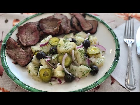 Potato winter salad - a vegan, paleo, and gluten free recipe